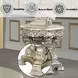 Sorina Antique Gold Round End Table