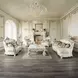 Adara Antique White Occassional Table Set
