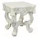 Adara Antique White Square End Table