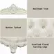 Adara Pearl White 90" Sofa with Pillows and Nailhead Trim