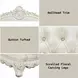 Adara Pearl White 70" Loveseat with Pillows and Nailhead Trim