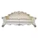 Vendome Champagne 96" Sofa with Pillows and Nailhead Trim