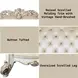 Vendome Champagne 96" Sofa with Pillows and Nailhead Trim