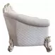 Vendome II Two Tone Ivory 66" Loveseat with Pillow and Nailhead Trim