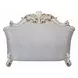Vendome II Two Tone Ivory 66" Loveseat with Pillow and Nailhead Trim