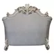 Vendome II Two Tone Ivory Upholstered Accent Chair with Pillows and Nailhead Trim