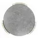 Kasa Gray and Champagne Round Sintered Stone Top End Table