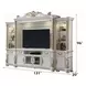Vendome Antique Pearl 131" TV Stand with LED