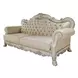 Dresden Antique Pearl 86" Sofa with Nailhead Trim