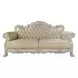 Dresden Antique Pearl Living Room Set with Nailhead Trim