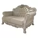 Dresden Antique Pearl Living Room Set with Nailhead Trim