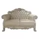 Dresden Antique Pearl Living Room Set with Nailhead Trim