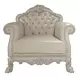 Dresden Antique Pearl Living Room Set with Nailhead Trim