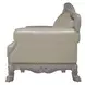 Dresden Cream Upholstered Accent Chair with Pillows and Nailhead Trim