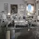 Dresden Bone White Rectangular End Table