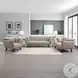 Nayeli Brown Linen 65" Loveseat