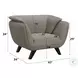 Nayeli Brown Linen Chair