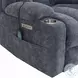 Omarion Blue Chenille Power Recliner with Lift, Heating and Massage