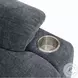 Omarion Blue Chenille Power Recliner with Lift, Heating and Massage