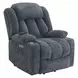 Omarion Blue Power Lift Recliner with Heating Massage and USB Charging