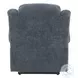 Omarion Blue Chenille Power Recliner with Lift, Heating and Massage