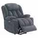Omarion Blue Power Lift Recliner with Heating Massage and USB Charging