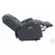 Omarion Blue Chenille Power Recliner with Lift, Heating and Massage