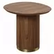 Willene Walnut Oval End Table