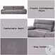 Cadenza Gray Corduroy 96" Loveseat