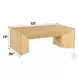 Harold Natural Oak Rectangular Coffee Table