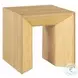 Harold Natural Oak Square End Table