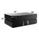 Drisana Black Rectangular Glass Top Cocktail Table
