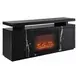 Drisana Black 59" TV Stand with Electric Fireplace