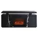 Drisana Black 59" TV Stand with Electric Fireplace