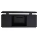 Drisana Black 59" TV Stand with Electric Fireplace