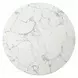 Clayten White and Espresso Marble Top Occassional Table Set