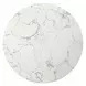 Clayten White and Espresso Marble Top Occassional Table Set