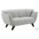 Nayeli Light Gray Boucle 65" Loveseat