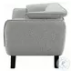 Nayeli Light Gray Boucle 65" Loveseat
