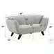 Nayeli Light Gray Boucle 65" Loveseat