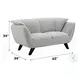 Nayeli Light Gray Boucle 65" Loveseat