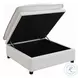 Marisa Beige Boucle Modular Square Ottoman with Storage