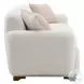 Darius Beige Boucle Living Room Set with 2 Pillows
