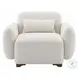 Darius Beige Boucle Living Room Set with 2 Pillows