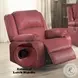 Zuriel Red Rocker Recliner