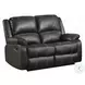 Zuriel Black Reclining 56" Loveseat