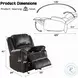 Zuriel Black Reclining Living Room Set