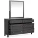 Meadowrise Raisin Black Panel Bedroom Set