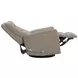 Dualis Snazzy Taupe Manual Swivel Glider Recliner