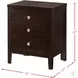 Luke Antique Black Nightstand